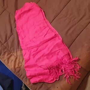 Pink pashmina scarf